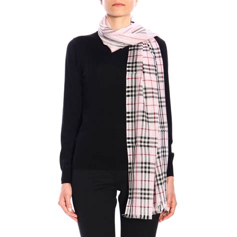 burberry mulberry pink silk scarf|burberry scarf women pink.